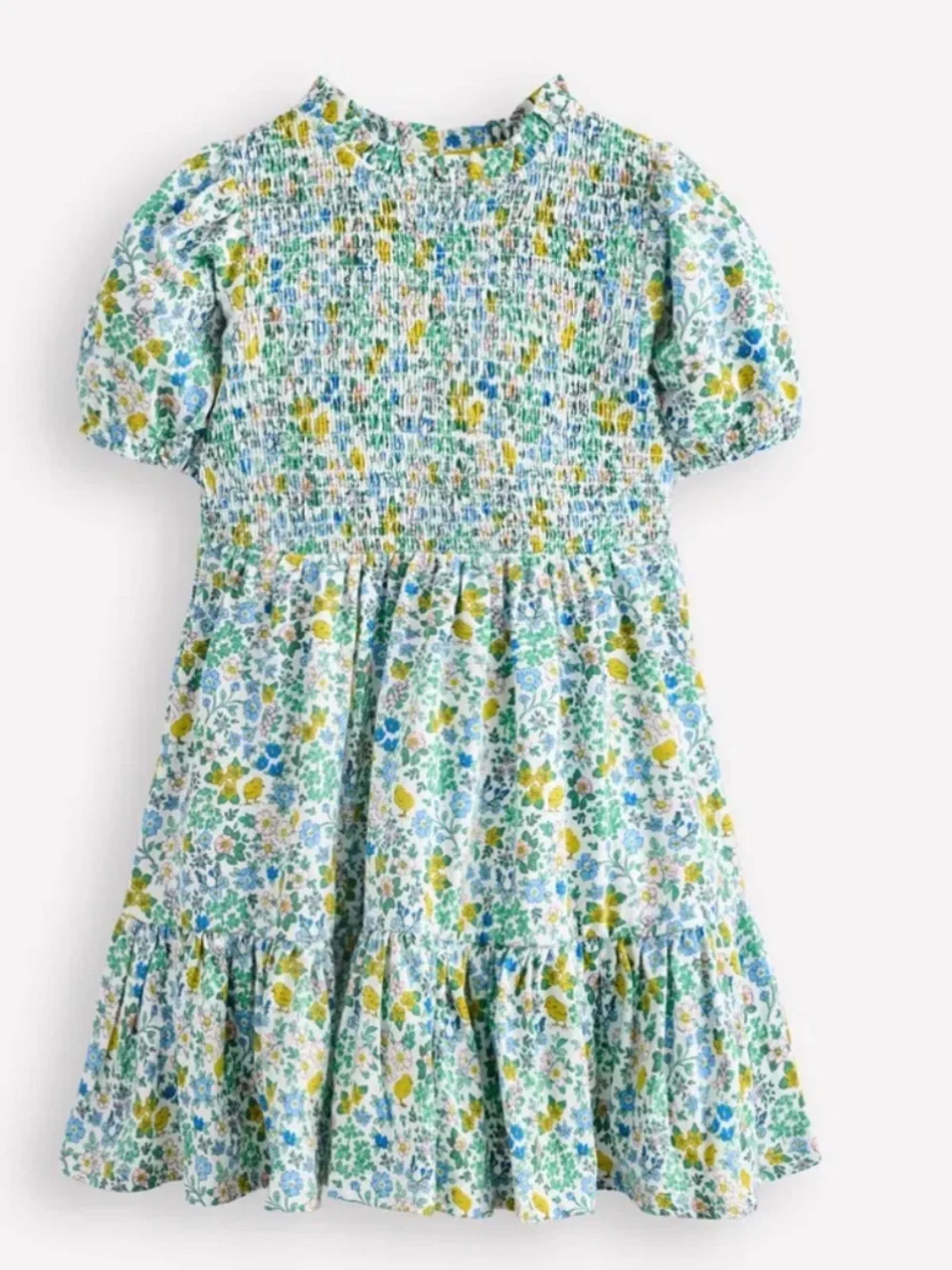 Mini Boden Aurora Shirred Twirly Dress